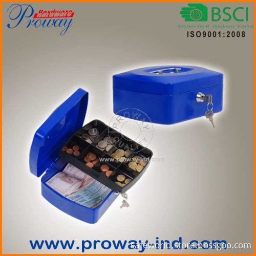 new design high quality portable metal cash box